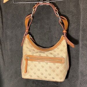 Vintage Dooney & Bourke Logo Shoulder Bag